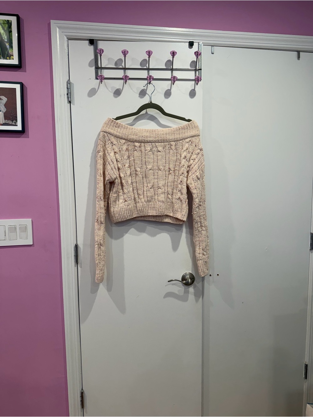 Windsor Knit Off the Shoulder Sweater
